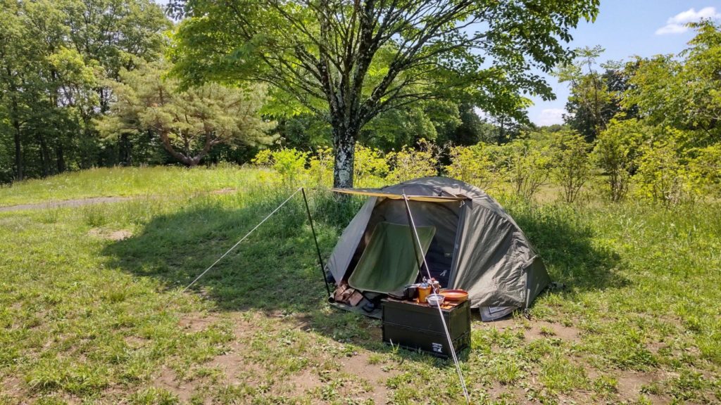 はらっぱとBUNDOKソロドーム